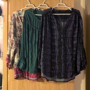 Bundle of 3 blouses 2X 22/24